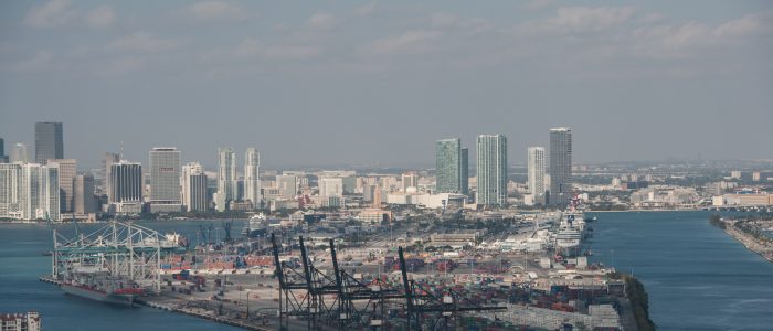 City of Miami view Port of Miami (POMTOC)