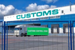 Customs cargo zone 