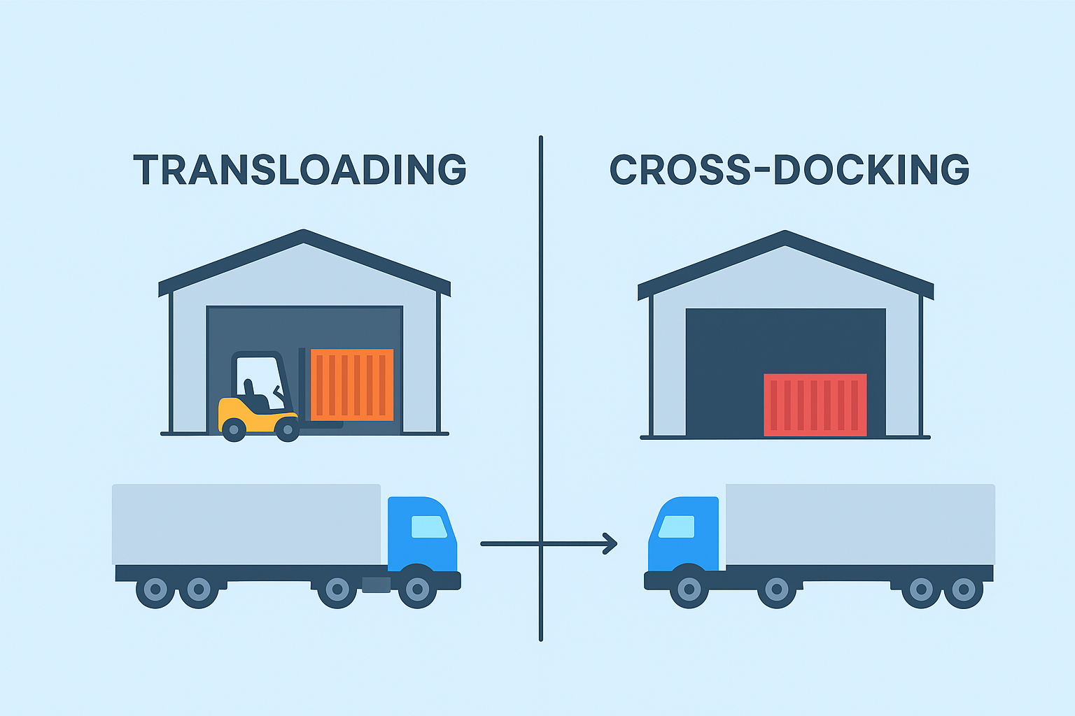 What Is The Difference Between Transloading And Cross Docking